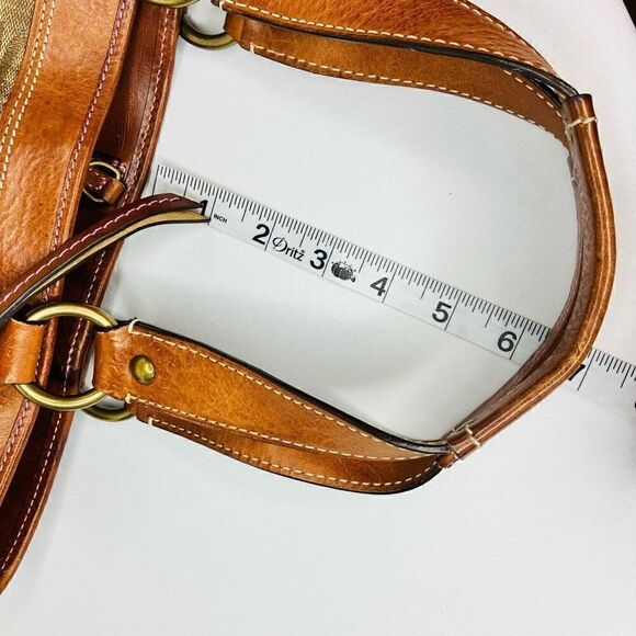 COACH #10002 Gold & Patchwork Leather Trim Tote / Shoulder Bag - Picture 14 of 14